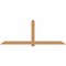 Ekena Millwork Eugene Smooth Timber Gable Bracket, Western Red Cedar, 108"W x 40"H x 1 1/2"D x 5 1/2"F, 9/12 Pitch GBW108X40X0206EUG00SWR - alternate 1